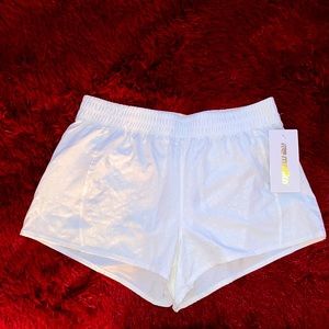 Marika White Cheetah Shorts